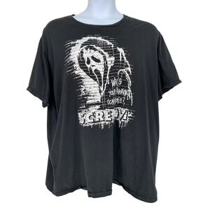 Scream Ghostface Graphic Tee Cotton Horror Movie Goth Grunge 3XL
